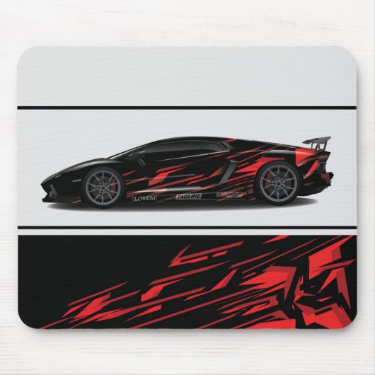 Muismat sportauto (Voorkant)