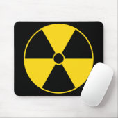 Muismat stralingssymbool (Met muis)