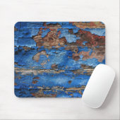 Muismat Textuur Verf Hout Retro Board Slat (Met muis)