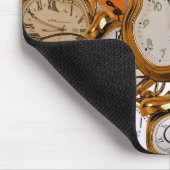 Muismat Textuur Verf Tijd Retro Board Horloge (Hoek)