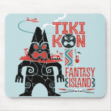Muismat Tiki Kon Fantasy Island (romance kleuren)