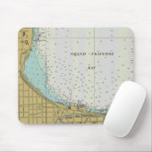 Muismat "Traverse City Harbour Chart" (Met muis)