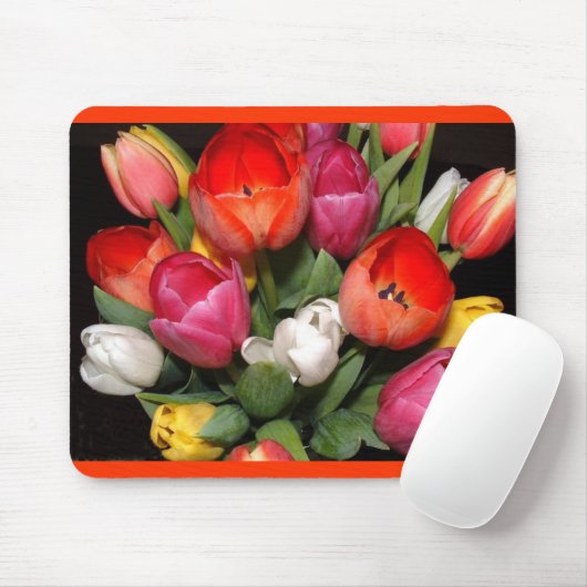 Muismat Tulip Fireworks (Met muis)
