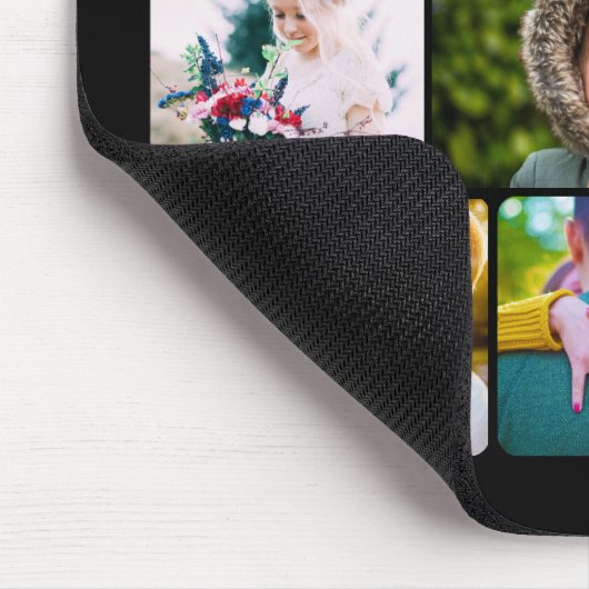 Muismat Uw 9 Foto's Sjabloon Collage Lijst (Hoek)