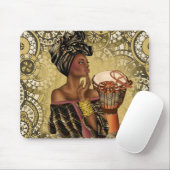 Muismat van Afrikaanse Amerikaanse vrouwen (Met muis)