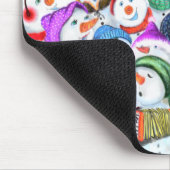 Muismat van Christmas Snowmans (Hoek)