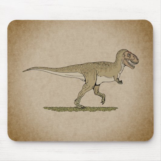 Muismat van Cretacous Dinosaur Tyrannosaurus rex (Voorkant)