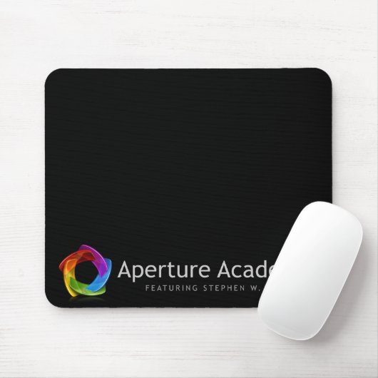 Muismat van de Aperture Academy (Met muis)