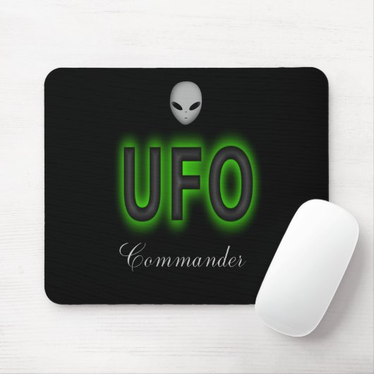 Muismat van de commandant van de UFO (Met muis)
