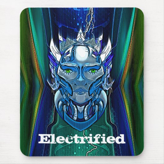 Muismat van de geëlektrificeerde robotische kop (Voorkant)