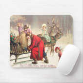 Muismat van de  Kerstman en de Engel Kerstmis (Met muis)