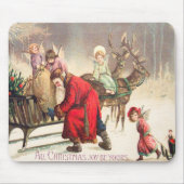 Muismat van de  Kerstman en de Engel Kerstmis (Voorkant)