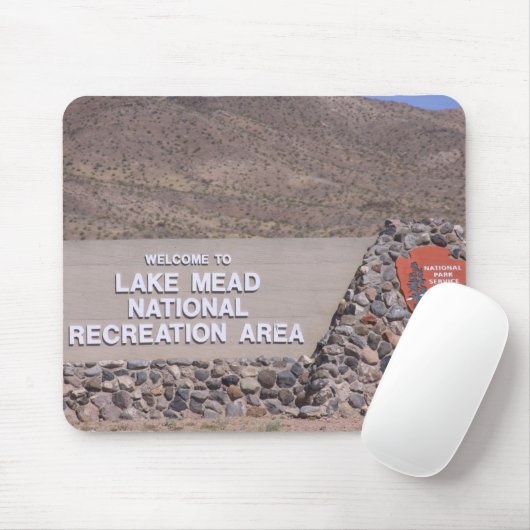 Muismat van de Meade Recreational Area Sign. (Met muis)