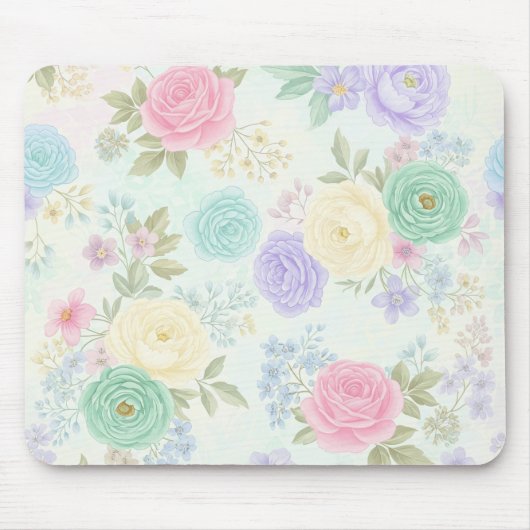 Muismat van de pastelbloem (Voorkant)