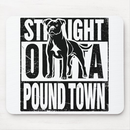 Muismat van de Straight Outta Pound Town (Voorkant)