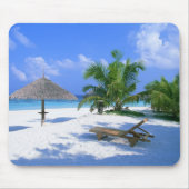 Muismat van de Tropische Beach Scene (Voorkant)