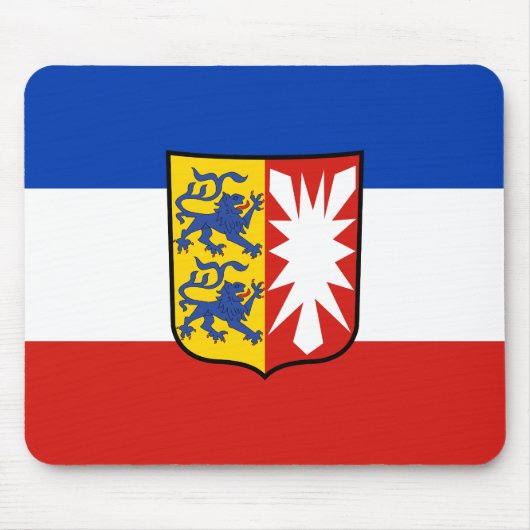 Muismat van de vlag Sleeswijk-Holstein (Voorkant)