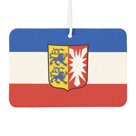 Muismat van de vlag Sleeswijk-Holstein Luchtverfrisser (Voorkant)