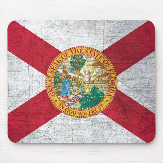 Muismat van de vlag van Florida State (Voorkant)