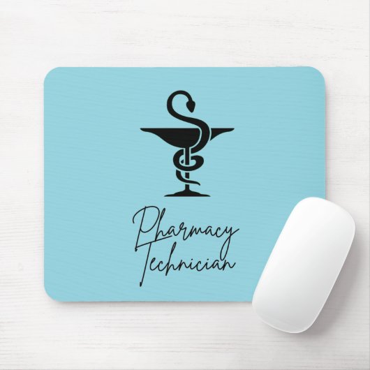 Muismat van een farmaceutisch technicus (Met muis)