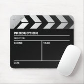 Muismat van filmmaker Clapper board (Met muis)