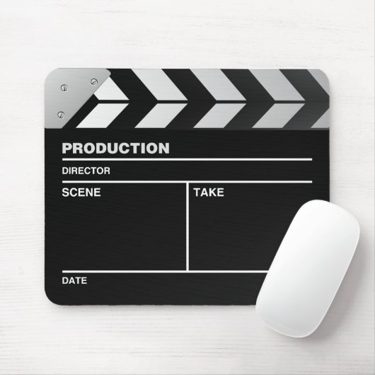 Muismat van filmmaker Clapper board (Met muis)