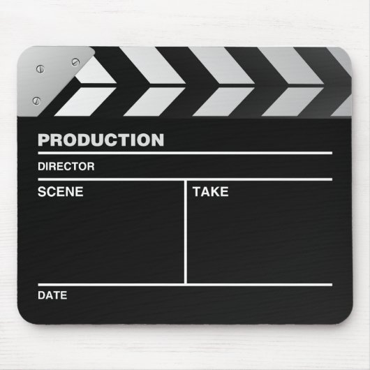 Muismat van filmmaker Clapper board (Voorkant)