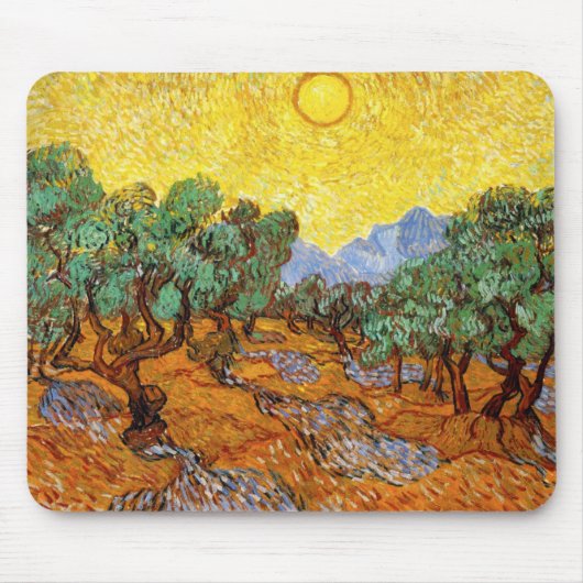Muismat Van Gogh Olive Trees (Voorkant)
