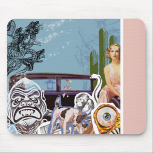 Muismat van het collage