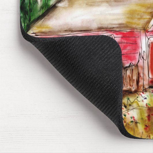 Muismat van het landelijke oude Rode Barn (Hoek)