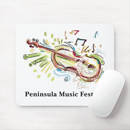 Muismat van het Muziekfestival op het schiereiland (Met muis)