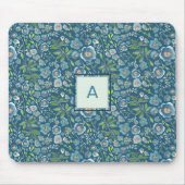 Muismat van het prachtige blauwe flessenpatroon (Voorkant)