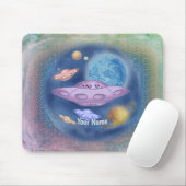 Muismat van het ruimteschip Roadtrip (Met muis)