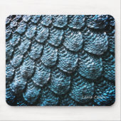 Muismat van het thema Knitting - Blue Dragon Scale (Voorkant)