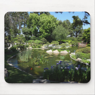 Muismat van Japanse Garden Koi Pond en Natuur