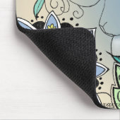 Muismat van kleurrijke konijnen (horizontaal) (Hoek)