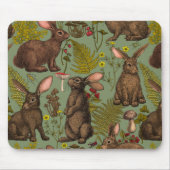 Muismat van konijnen en bossen (Voorkant)