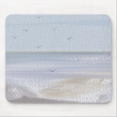 Muismat van kuststrand Waterverf (Voorkant)