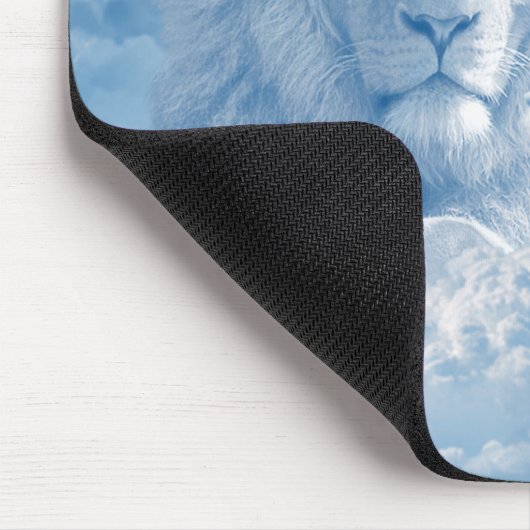 Muismat van leder en lammeren (Hoek)