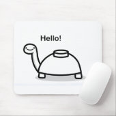 Muismat van mijnschildpad (Met muis)