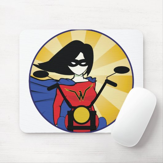 Muismat van motorcyclemommablog (Met muis)