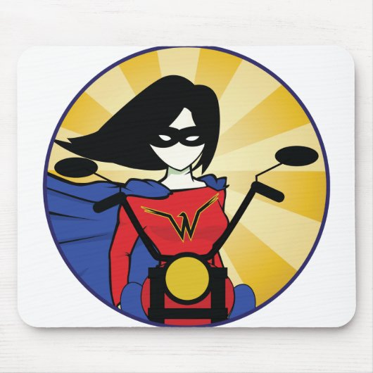 Muismat van motorcyclemommablog (Voorkant)