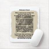 Muismat van politiemensen (Met muis)