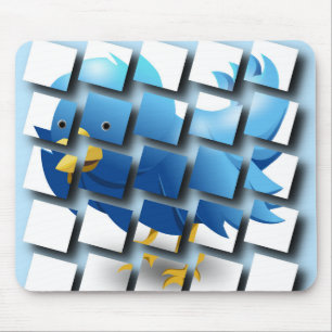 Muismat van Puzzle Bird