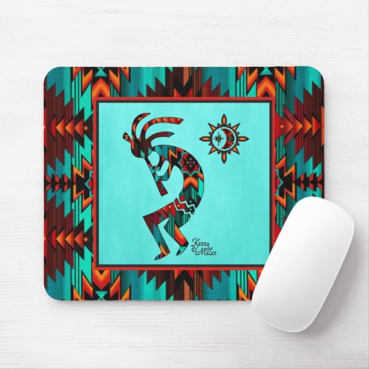Muismat van Southwest Kokopelli (Met muis)