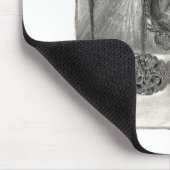 Muismat van stille houtskool (Hoek)