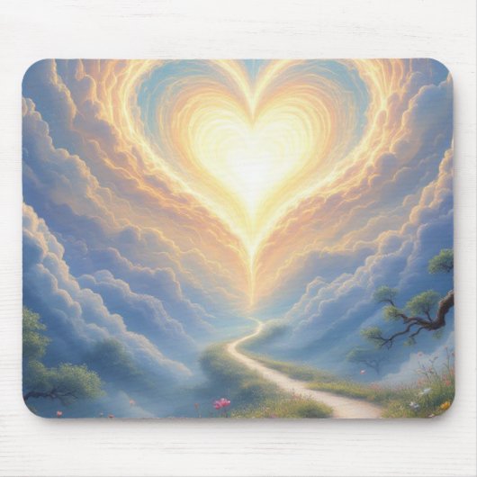 Muismat van Sunlight & Cloudy Heart (Voorkant)