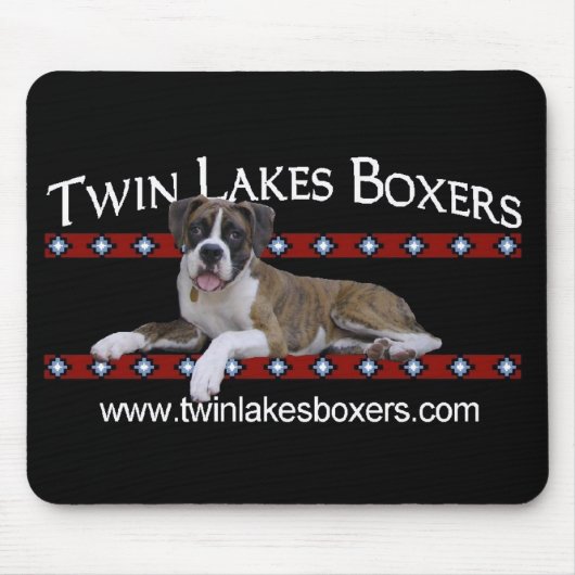 Muismat van Twin Lakes Boxers (Voorkant)