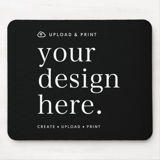 Muismat van uw ontwerp-upload (Voorkant)