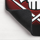 Muismat van zware metalen Mousepad Rock & Roll Dru (Hoek)